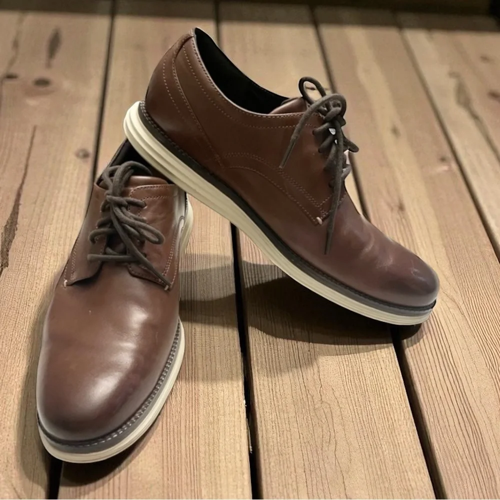 Cole Haan Originalgrand Clouldfeel Energy Meridian Oxford Chestnut Shoes Size 12